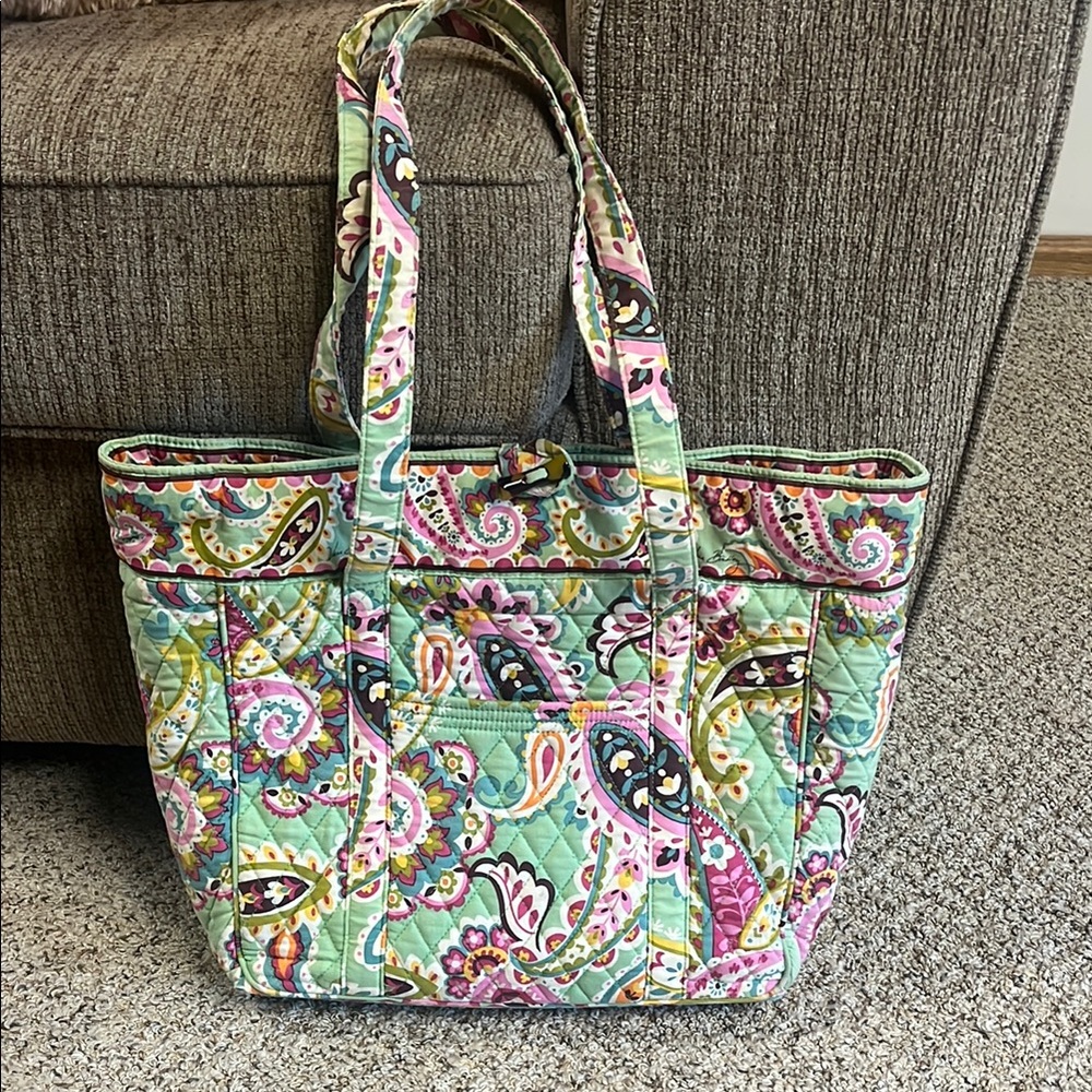 Vera Bradley Multicolor Paisley Tote Bag